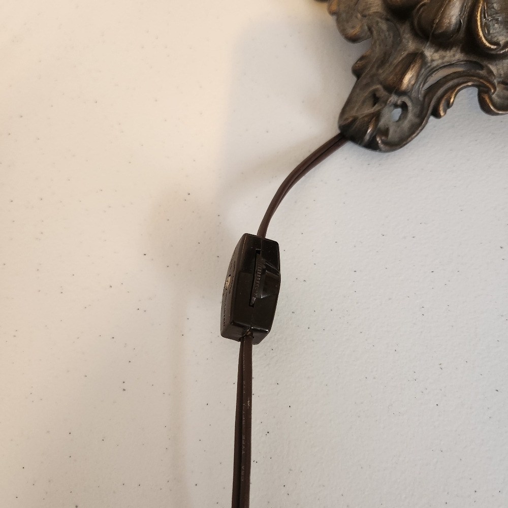 Neo-Classical Style Figural Statue Table Lamp Bronze Tone 15" Vintage Art Deco - Picture 4 of 11